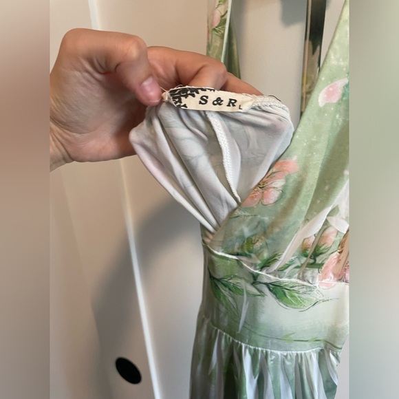 y2k halter style fairy core asymmetrical hem dress💕 - Picture 3 of 4